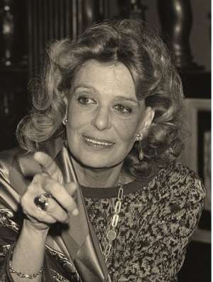 Melina Mercouri, Minister of Culture of Greece. (1981-89,1993-94).