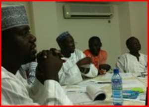 Nigeria country team during group work