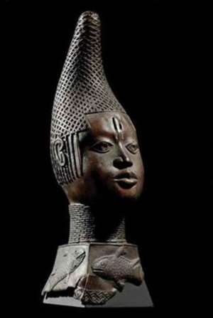Queen-mother Idia, Benin, Nigeria, now in Humboldt Forum, Berlin, Germany.