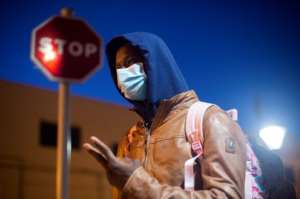 20-year-old Yakuba says he left Mali 'because of the war'. By ANDER GILLENEA AFP