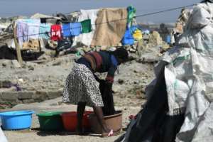 About a third of Kenya's population lives in poverty. By Simon MAINA AFPFile