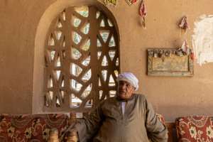 Ahmed Abdel Rady, 73, was born in a house built into a tomb in Qurna near Luxor, where many Egyptian excavators lived. By Khaled DESOUKI AFP