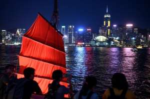 Anti-government protests are also expected to mar the celebrations in Hong Kong. By Philip FONG AFPFile