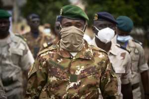 Assimi Goita, a special forces colonel, led a coup that ousted Mali's elected president, Ibrahim Boubacar Keita, in August 2020. By MICHELE CATTANI AFP