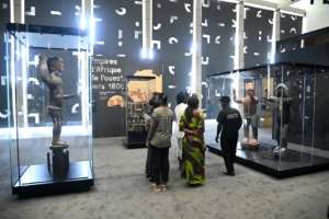 Benin and France negotiated for two years over the returned treasures, some of which are considered sacred. By PIUS UTOMI EKPEI AFP
