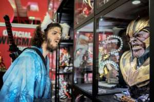 Clad in superhero capes, masks, sci-fi costumes and wigs, thousands flocked to Africa's biggest pop culture fantasy and gaming fiesta. By LUCA SOLA AFP
