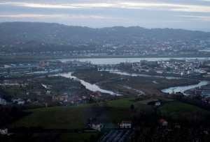 Crossing from Irun in Spain to the French border town of Hendaye is the last obstacle for young migrants desperate to reach France. By ANDER GILLENEA AFP