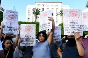 Demonstrators also rallied in the Moroccan capital Rabat calling for an investigation. By - AFP