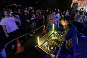 DJ and promoter A7ba-L-Jelly decided to establish her own collective as part of making the underground electronic dance music scene more inclusive. By Khaled DESOUKI AFP