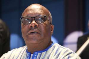 Embattled: Burkina Faso President Roch Marc Christian Kabore. By Ludovic MARIN AFP