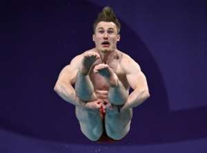 England's Jack Laugher won gold in the men's 1m springboard diving competition at the 2022 Commonwealth Games. By Oli SCARFF AFP