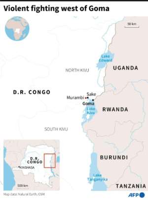 Fighting in eastern DR Congo. By Nalini LEPETIT-CHELLA AFP