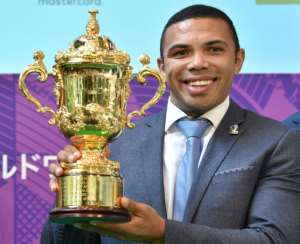 Former World Rugby Players of the Year Bryan Habana of South Africa says the Springboks can lift the trophy again. By Kazuhiro NOGI AFP