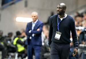 Ghana coach Otto Addo R has a contract that runs until the end of this year's World Cup. By Damien MEYER AFP