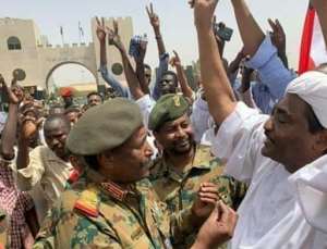 Hours before Burhan was named as Sudan's military ruler in April, 2019 he was seen talking to protesters taking part in a long-running sit-in outside army headquarters in Khartoum. By - SUDAN NEWS AGENCYAFPFile