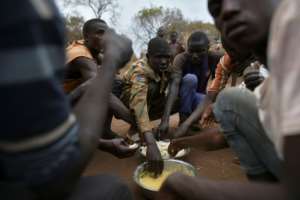 Lack of funds is a huge problem: The quarters lack latrines and food is meagre. By TONY KARUMBA AFP