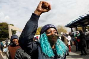 Last year, anger at South Africa's enduring power crisis led to protests against Eskom. By Phill Magakoe AFP