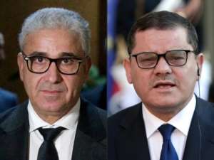 Libya has found itself with two governments after the eastern-based House of Representatives appointed Fathi Bashagha, on the left, in a challenge to the Tripoli-based premier, Abdulhamid Dbeibah. By Abdullah DOMA, GEOFFROY VAN DER HASSELT AFPFile