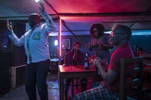 Machozi Binego, who was dancing at the same bar with a group of friends, was similarly cheerful. By Guerchom Ndebo AFP