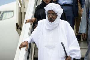 Mahamat Nouri lands in Chad's capital. By AURELIE BAZZARA-KIBANGULA AFP