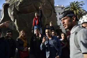 Mass protests that led Algeria39;s ailing president Abdelaziz Bouteflika to step down last week after 20 years in power have grown into demands for broader political changes.. By RYAD KRAMDI AFP