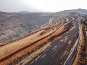 Moonscape: Kolwezi is ringed by huge copper and cobalt mines. By Junior KANNAH AFP