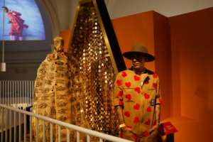 Moroccan designer Artsi has created a design especially for the exhibition. By CARLOS JASSO AFP