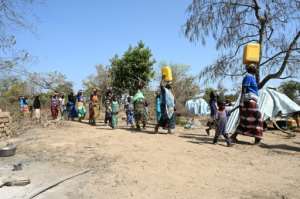 Nearly two million people have been displaced by the clashes in Burkina. By Sia KAMBOU AFPFile
