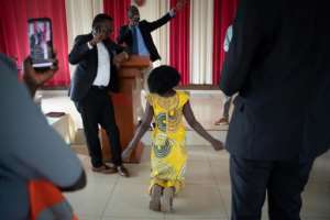 Pastor Uwiragiye has organised anti-discrimination training for other church officials as well as doctors and nurses. By Simon WOHLFAHRT AFP