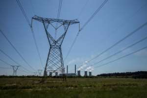 Power crunch: Eskom is heavily reliant on ageing coal-fired plants. By Marco LONGARI AFP