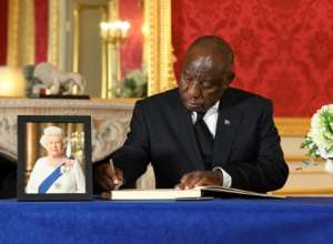 President Ramaphosa was last in the UK for queen Elizabeth II's funeral. By Jonathan HORDLE POOLAFP