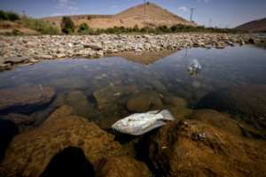 Residents of Morocco's Ouled Essi Masseoud village are suffering from a series of successive droughts. By FADEL SENNA AFP
