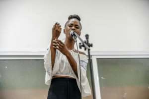 Rhythm and blues: Passion and tempo are what count in slam poetry, say followers. By CARMEN ABD ALI AFP