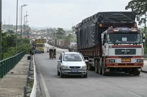 Road traffic has resumed between Ivory Coast and Ghana. By Sia KAMBOU AFP