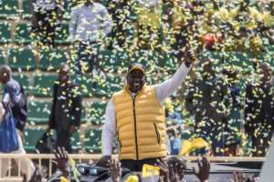 Ruto, who has cast himself as 'hustler-in-chief', said his government would tackle inflation and create jobs. By MARCO LONGARI AFP