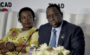 Senegalese President Macky Sall, chair of the 55-member African Union, called for a greater role for African peacekeepers. By FETHI BELAID AFP