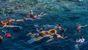 Sharm El-Sheikh hosted a United Nations agencies conference in 2018 that called for the protection of coral reefs 'before it's too late'. By Khaled DESOUKI AFP