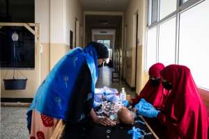 Somalia's hospitals are sharply stretched with the crisis showing no signs of abating. By Ed RAM AFPFile
