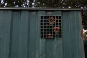 Some recaptured inmates were brought back to the prison after the breakout. By Kola Sulaimon AFP