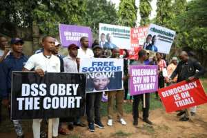 Sowore's supporters reacted angrily after he was re-arrested just a day after a court freed him. By Kola Sulaimon AFP