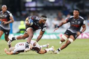 Springboks captain Siya Kolisi led the Sharks to the Champions Cup last 16. By PHILL MAGAKOE AFPFile