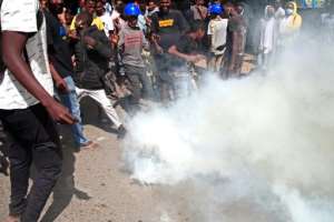 Sudanese security forces fired tear gas at the protesters. By Ebrahim HAMID AFP