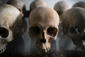 Tens of thousands of Tutsis were murdered as they sought shelter in schools, churches and hotels. By Simon Wohlfahrt AFPFile