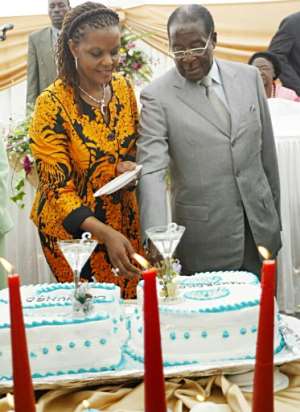 The birthday parties always stirred controversy over their budget -- estimated in later years at between 500,000 and 1 million. By DESMOND KWANDE AFPFile