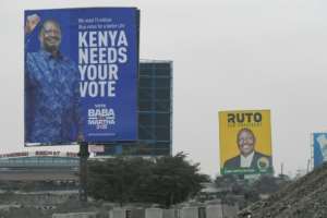 The election campaign was largely peaceful despite vitriolic mudslinging and disinformation. By SIMON MAINA AFPFile