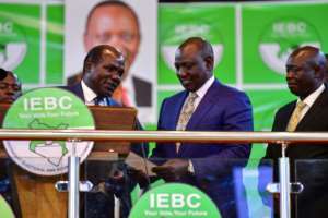 The IEBC was under intense pressure to prove it could deliver a clean and transparent vote. By Tony KARUMBA AFP