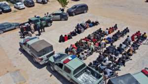 The Libyan coast guard has intercepted almost 13,000 migrants so far this year with financial support from EU countries eager to keep them out. By Mahmud Turkia AFP