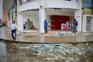 The Red Cross described the destruction in Beira as massive and horrifying. By ADRIEN BARBIER AFP
