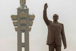 The remains have been buried beneath a statue of Lumumba in the heart of Kinshasa. By Arsene MPIANA AFP