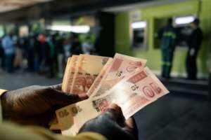 There are plenty of Zimbabwean dollars, but greenbacks are rare. By Jekesai NJIKIZANA AFP